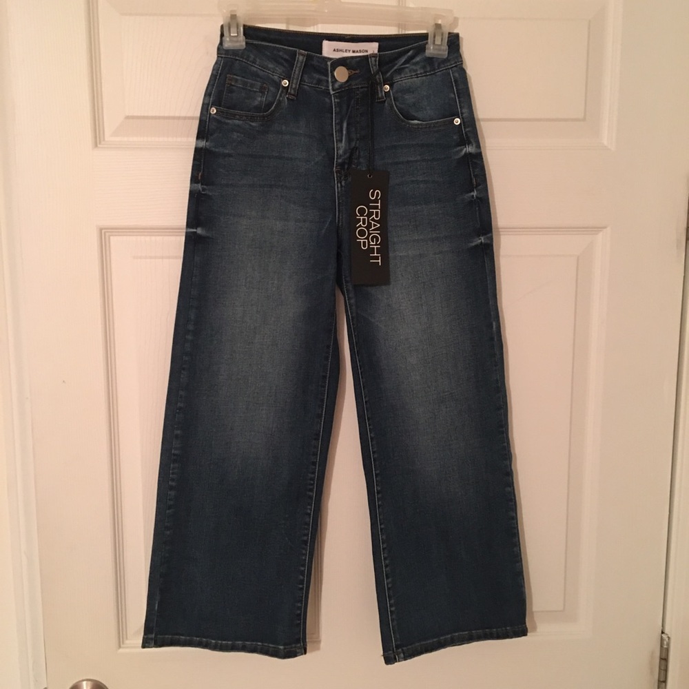 Ashley Mason straight crop sz 1 NWT high rise